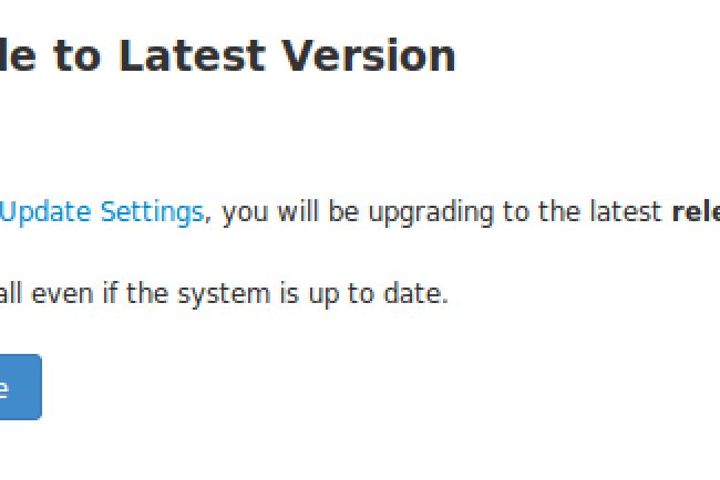 Upgrade do cPanel via SSH